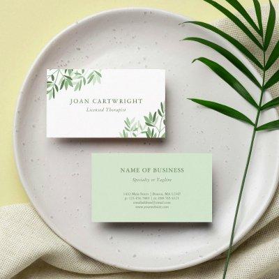 Calm Soft Greenery Leaves - Therapist