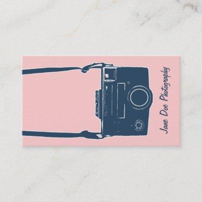 Camera Business, Pink Photography Antique Film