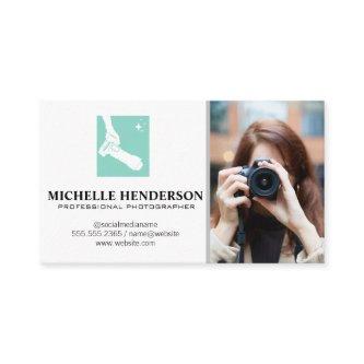 Camera Logo | Woman Holding Camera