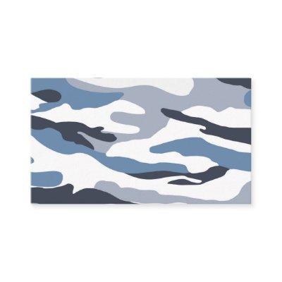 Camouflage Pattern Blue Gray