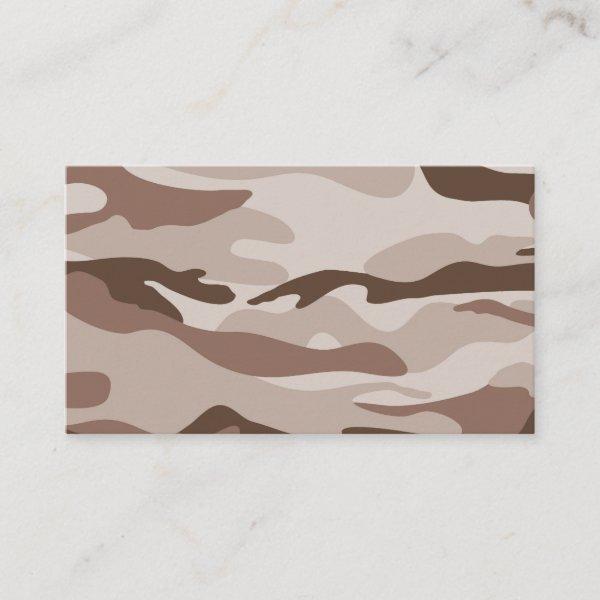 Camouflage Pattern Brown Beige