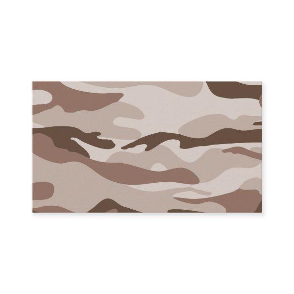 Camouflage Pattern Brown Beige