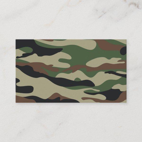Camouflage Pattern Brown Green