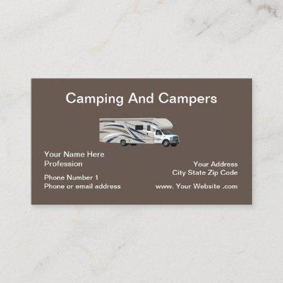 Camping Campgrounds Camper Theme