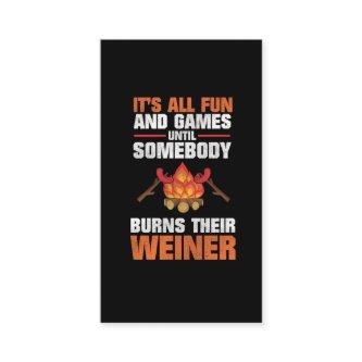Camping Funny Family Campfire Fire Weiner