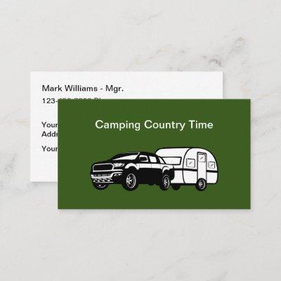 Camping Trailer Vacation Theme