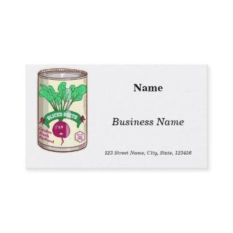 Can of beetroot beets tin