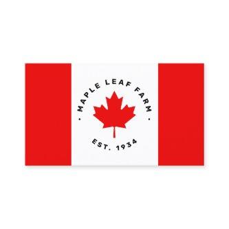 Canadian Maple Leaf Flag