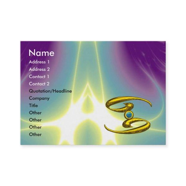 CANCER ,opale yellow  blue purple
