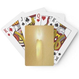 Candle playing cards, tarot,cartomancy,art poker cards