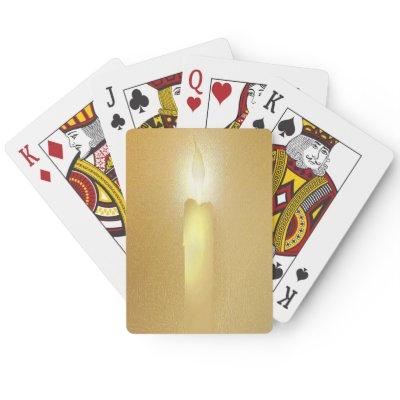 Candle playing cards, tarot,cartomancy,art poker cards