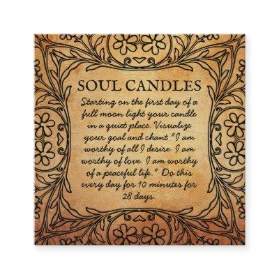 Candle Spell Instruction Square