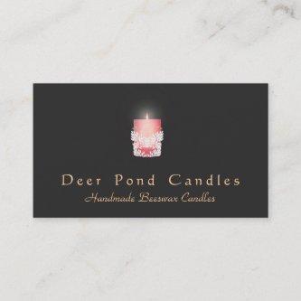 Candle with Glowing Flame Candleshop