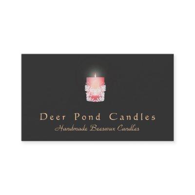 Candle with Glowing Flame Candleshop