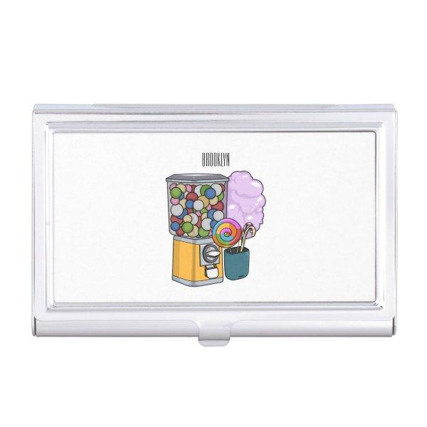 Candy cartoon illustration   case
