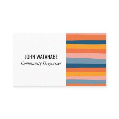 Candy Minimalist Stripes Handmade