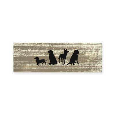 Canine Pack | Dog Training Rustic Texture Mini