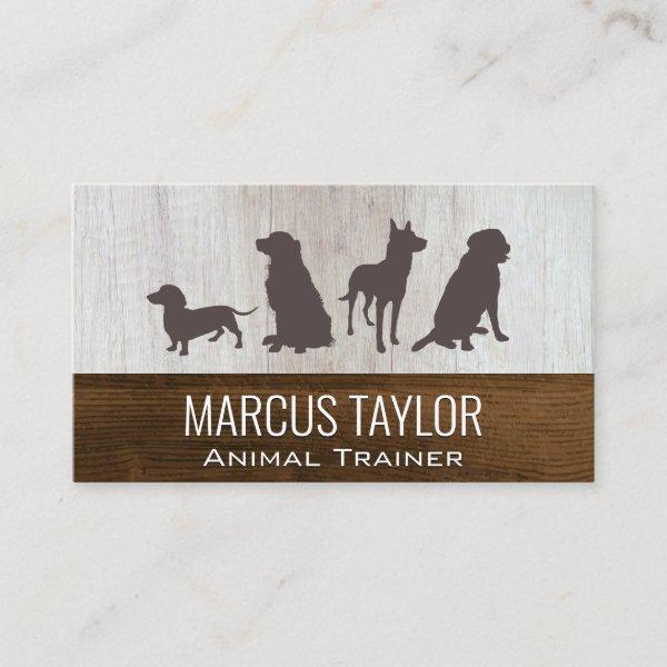 Canine Pack | Dog Training | Wood Background