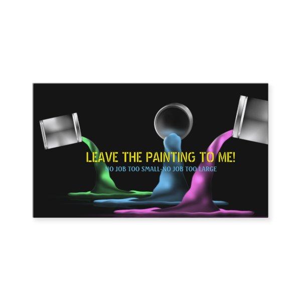 Cans of Pouring Paint Painter