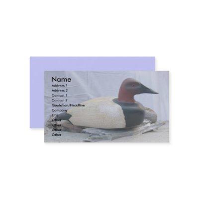 Canvasback Decoy #1