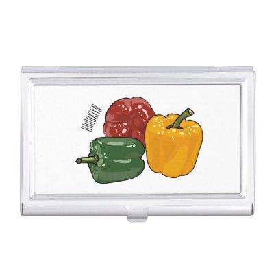 Capsicum cartoon illustration  case