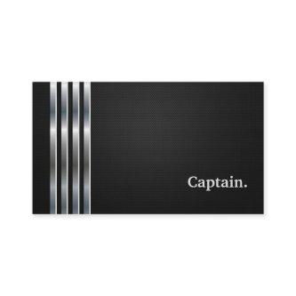 Captain Professional Black Silver