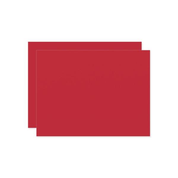 Captivating Red Background White Border Design Postcard