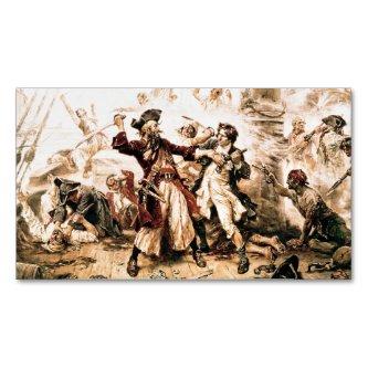 Capture, Pirate Blackbeard, Queen Anne's Revenge  Magnet