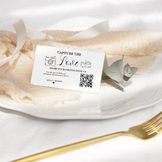 Capture the Love Wedding QR Code Card, Photo Card