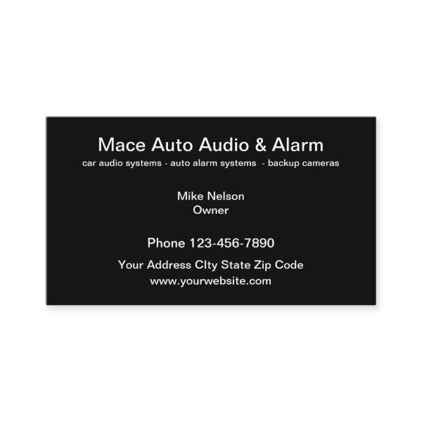 Car Audio And Security Systems