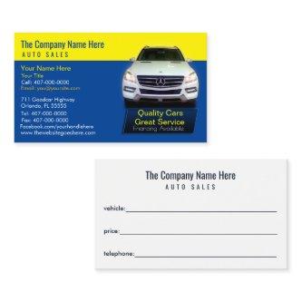 Car Dealership-Auto Sales Associate