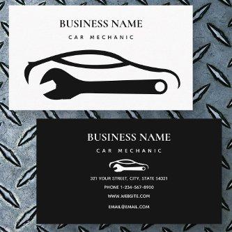 Car Mechanic Auto Repair Shop Machinist White