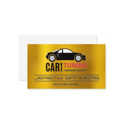 Car Tuning | Auto Repair Gold Metal