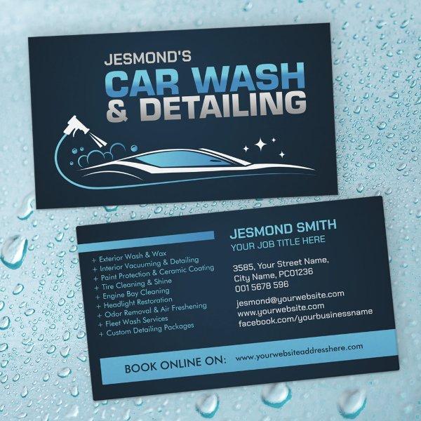 Car Wash and Detailing Professional Sleek
