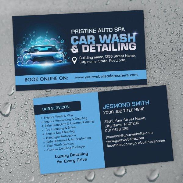 Car Wash and Detailing Professional Sleek