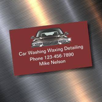 Car Wash Auto Detailing  Magnet