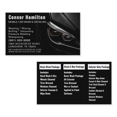 Car Wash Auto Detailing Mobile Automotive Cleaning