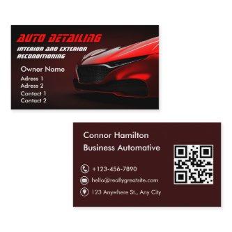 Car Wash Professional Auto Detailing QR Code