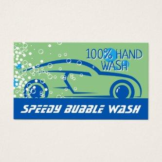 Car Wash | Soap Bubbles | Automobile Graphic