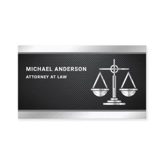 Carbon Fiber Silver Justice Scale Lawyer Attorney