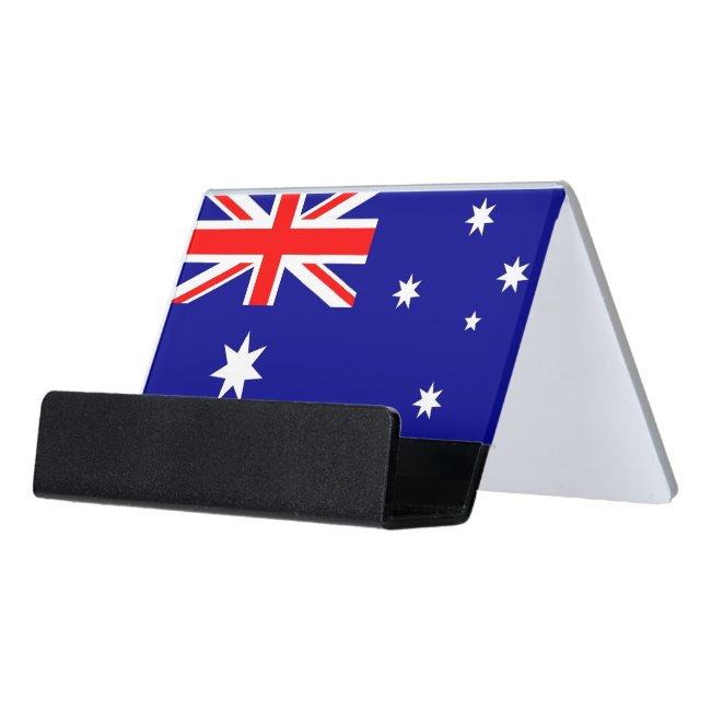 Card Holder with flag of Australia