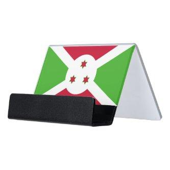 Card Holder with flag of Burundi