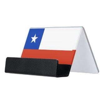 Card Holder with flag of Chile