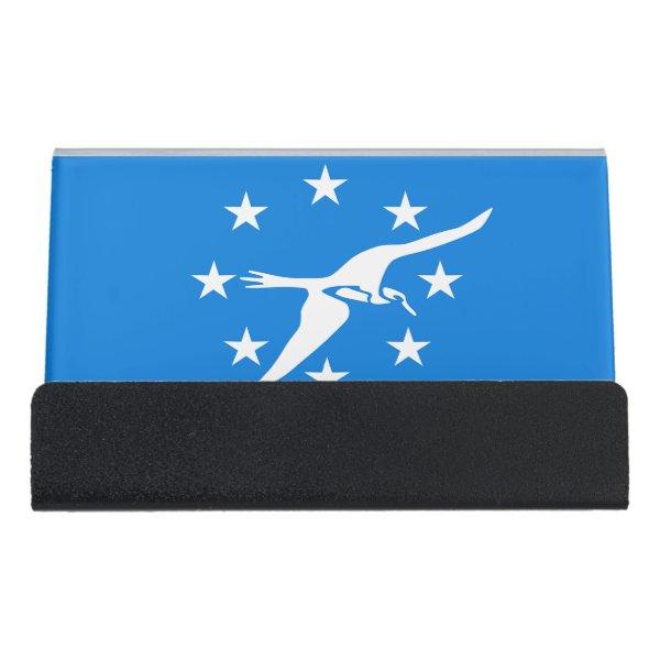 Card Holder with flag of Corpus Christi City, USA