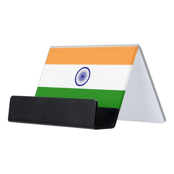 Card Holder with flag of India