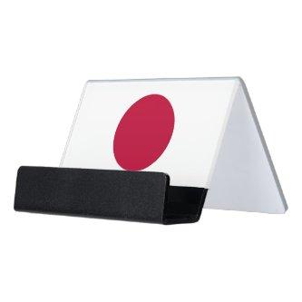 Card Holder with flag of Japan
