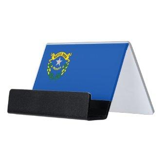 Card Holder with flag of Nevada State, USA