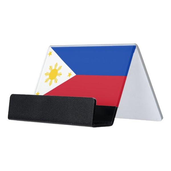 Card Holder with flag of Philippines