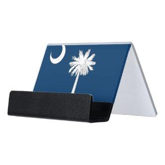 Card Holder with flag of South Carolina, USA