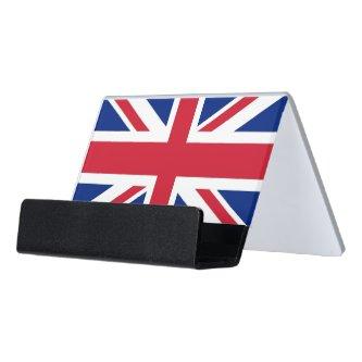 Card Holder with flag of United Kingdom